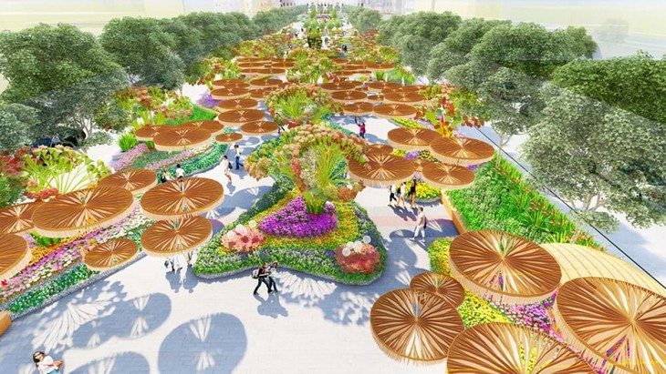 HCM City unveils draft design for 2022 Flower Street - ảnh 4
